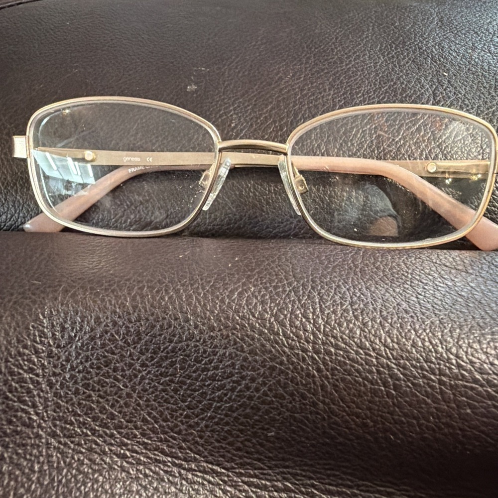 Genesis Eyeglasses Frames G5041-780 Women's Rose Gold Metal Full Rim 51-16-135